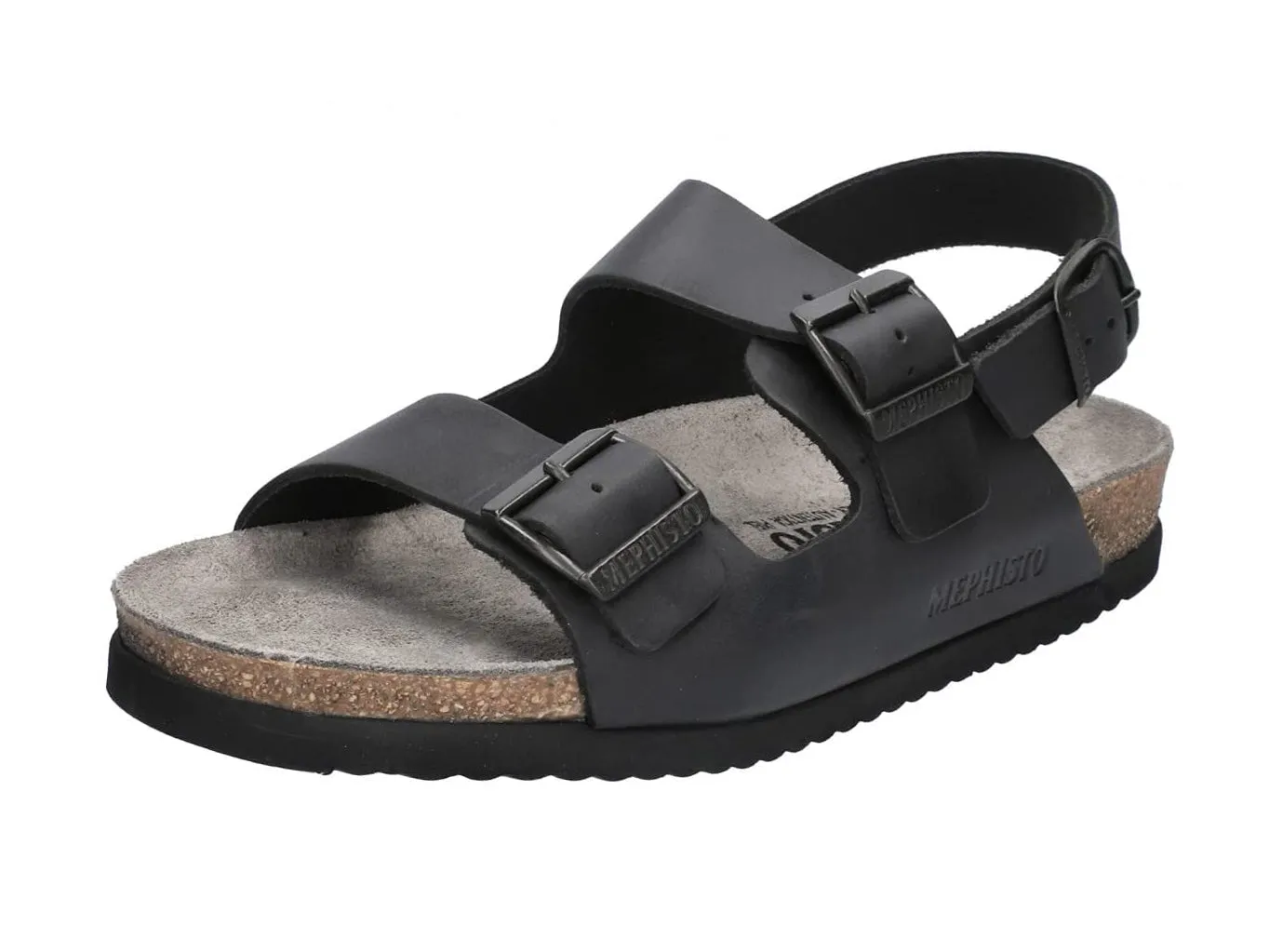 Rich Glow Soft Material Mephisto Men Nardo Backstrap Sandals