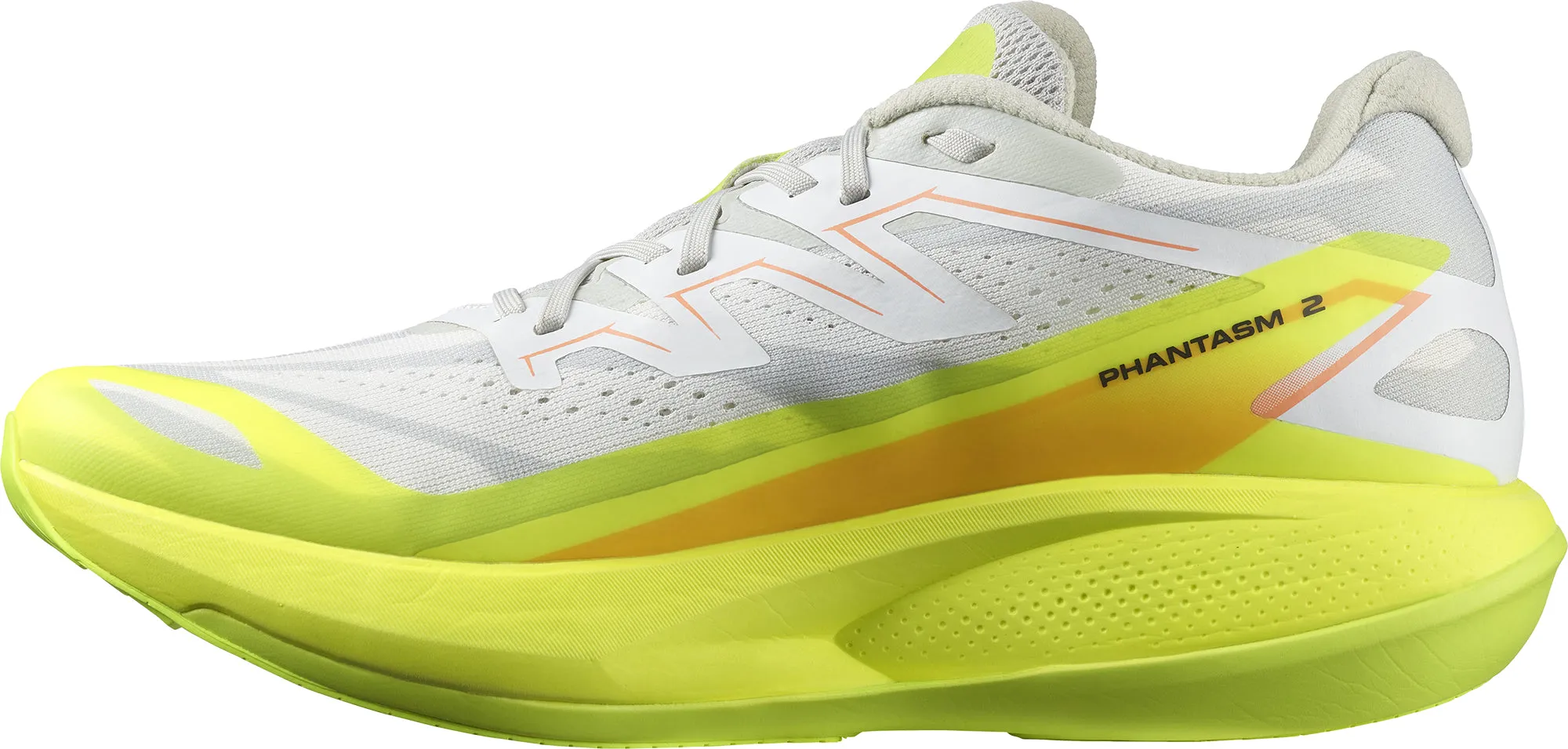Responsive Cushion Fitness Lovers Salomon Phantasm 2 Mens Running Shoes - White