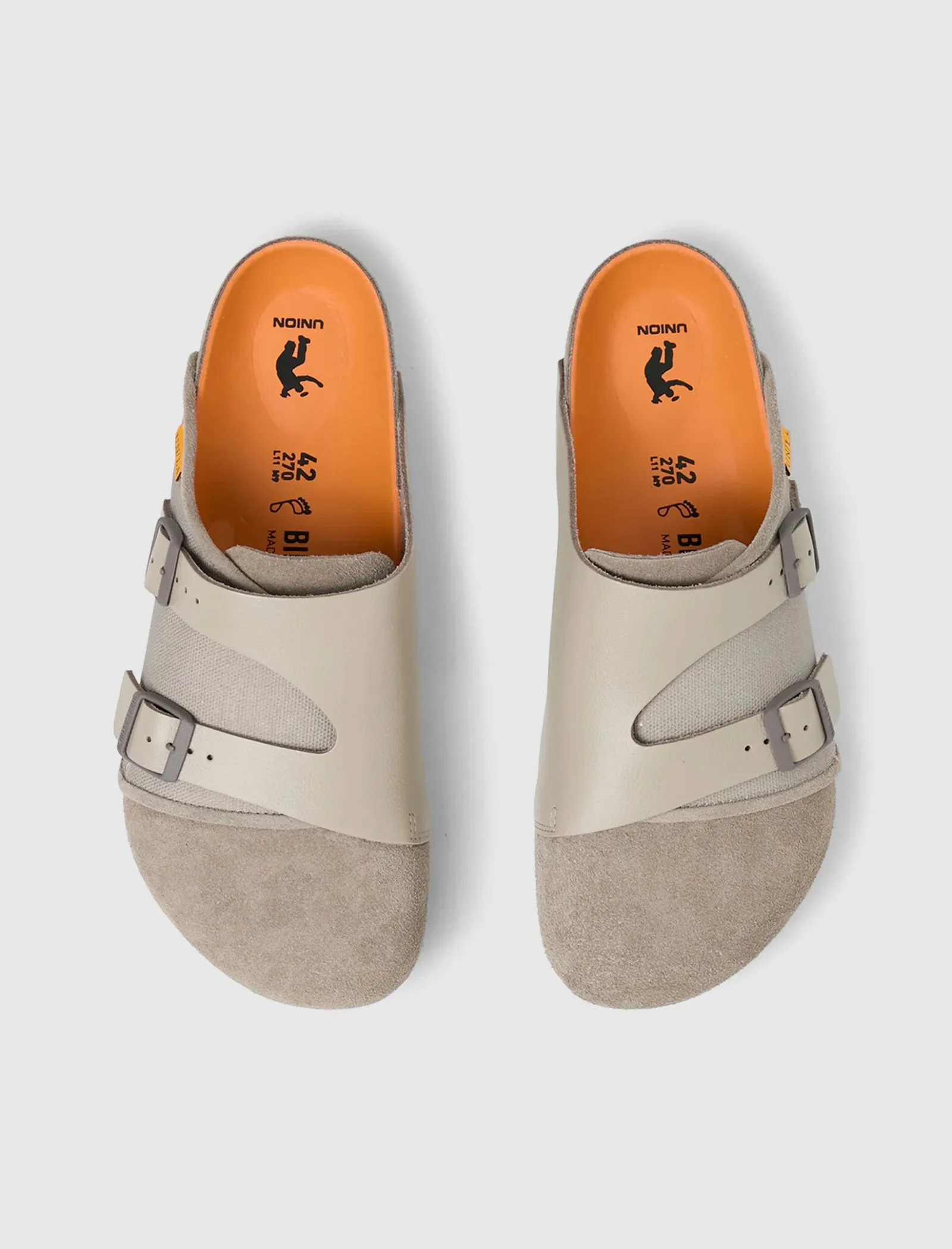 UNION X BIMSHIRE CLOG "BEIGE TAUPE" Firm Ground Rock Guard