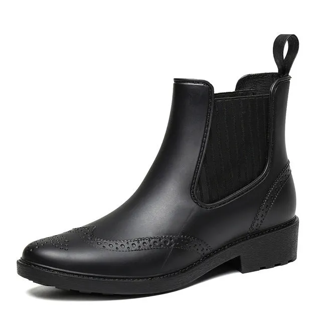 Woman Waterproof Rainboots Shockproof Silent Walk