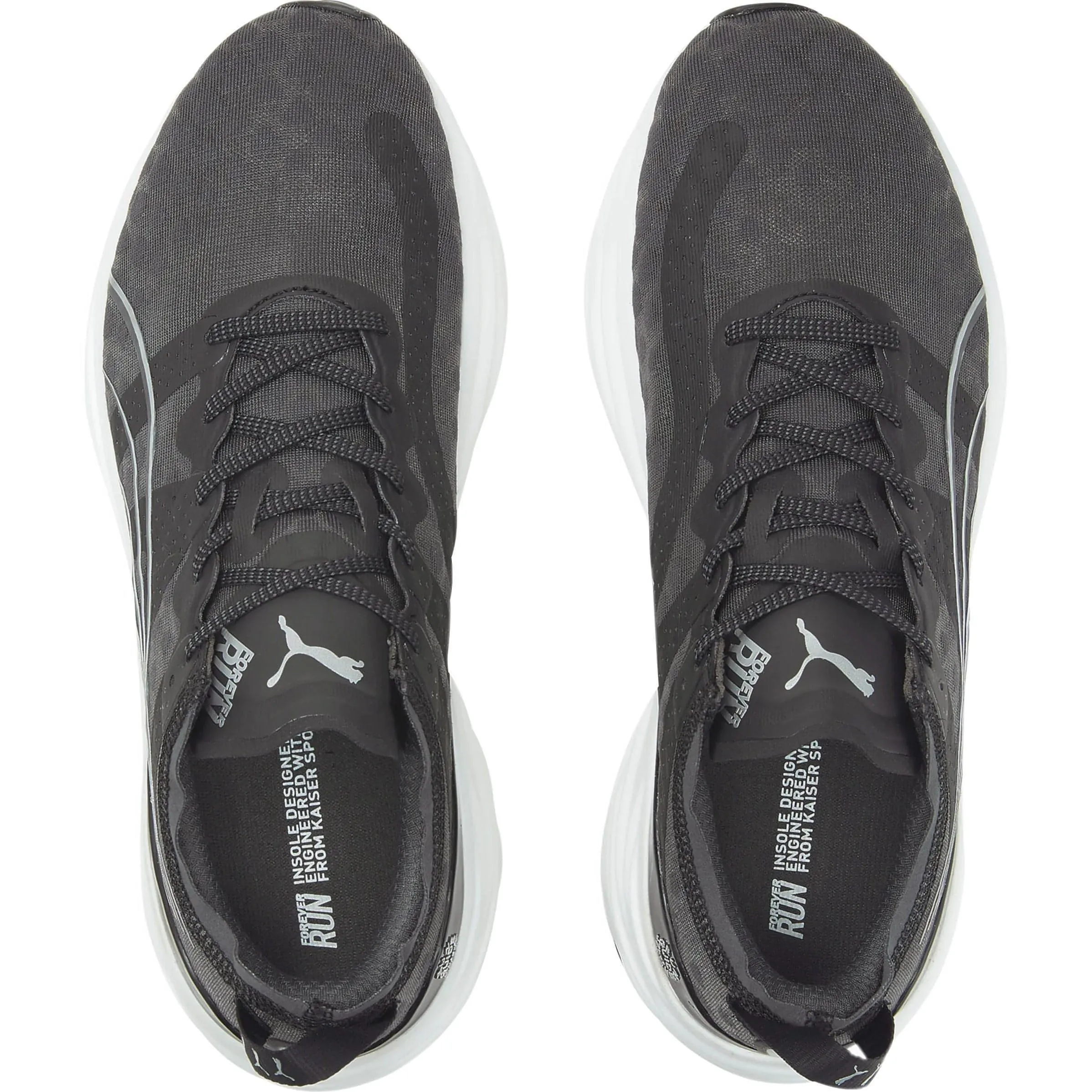 Puma ForeverRun Nitro Mens Running Shoes - Black Elastic