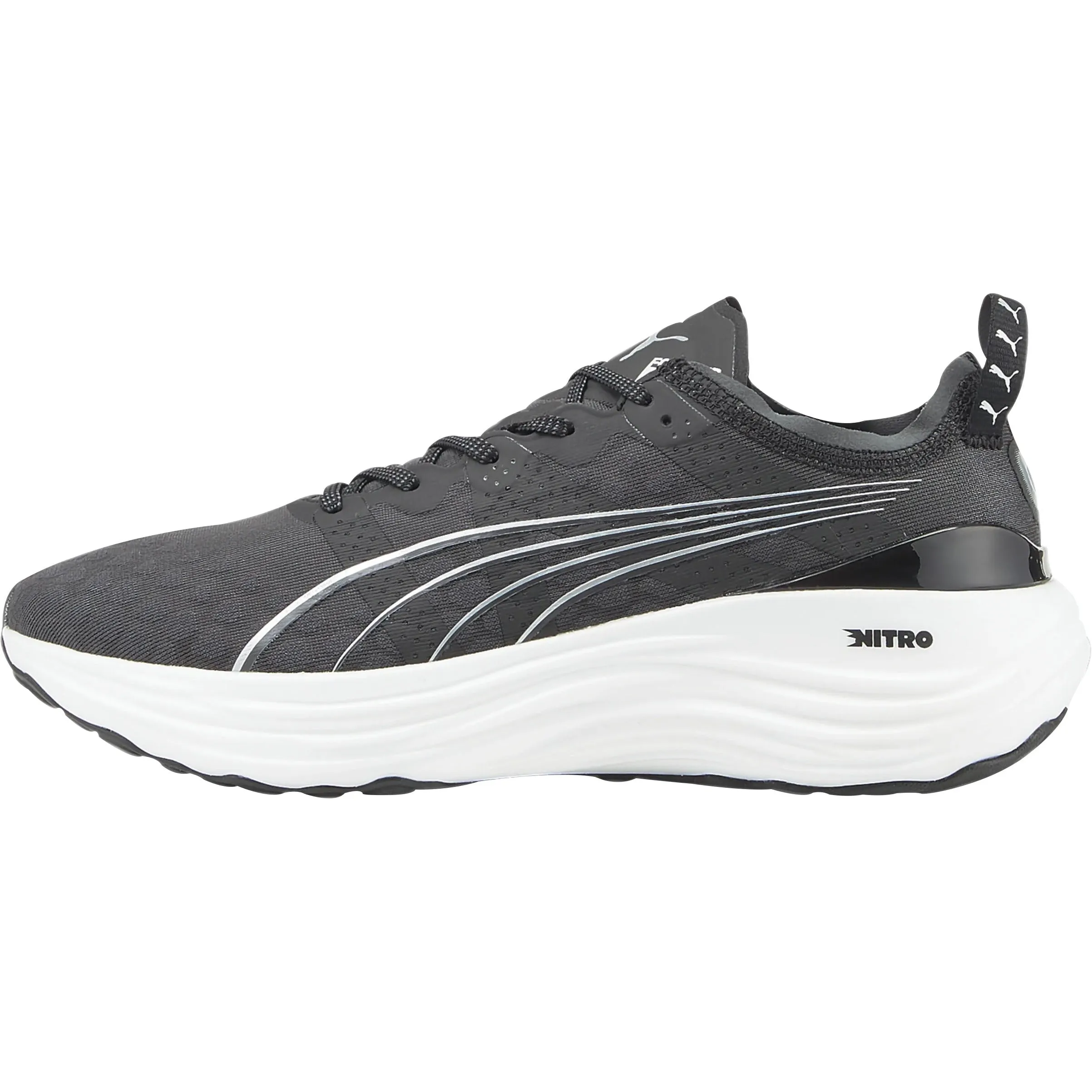 Kids Play Foam Base Puma ForeverRun Nitro Mens Running Shoes - Black