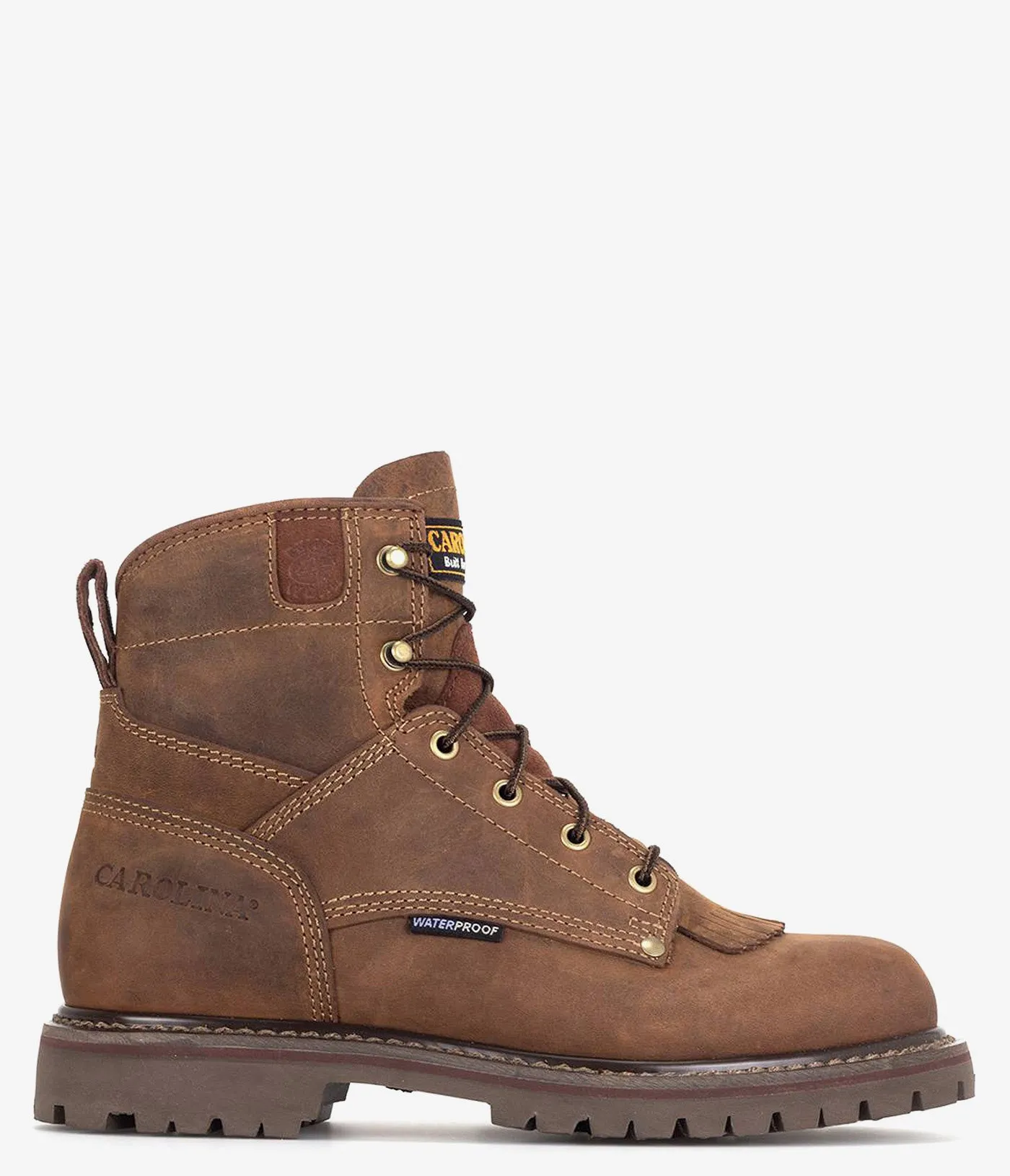 Carolina 28 Series 6" Grizzly Waterproof Boot - Men Fast Trail Boots Waterproof Performance