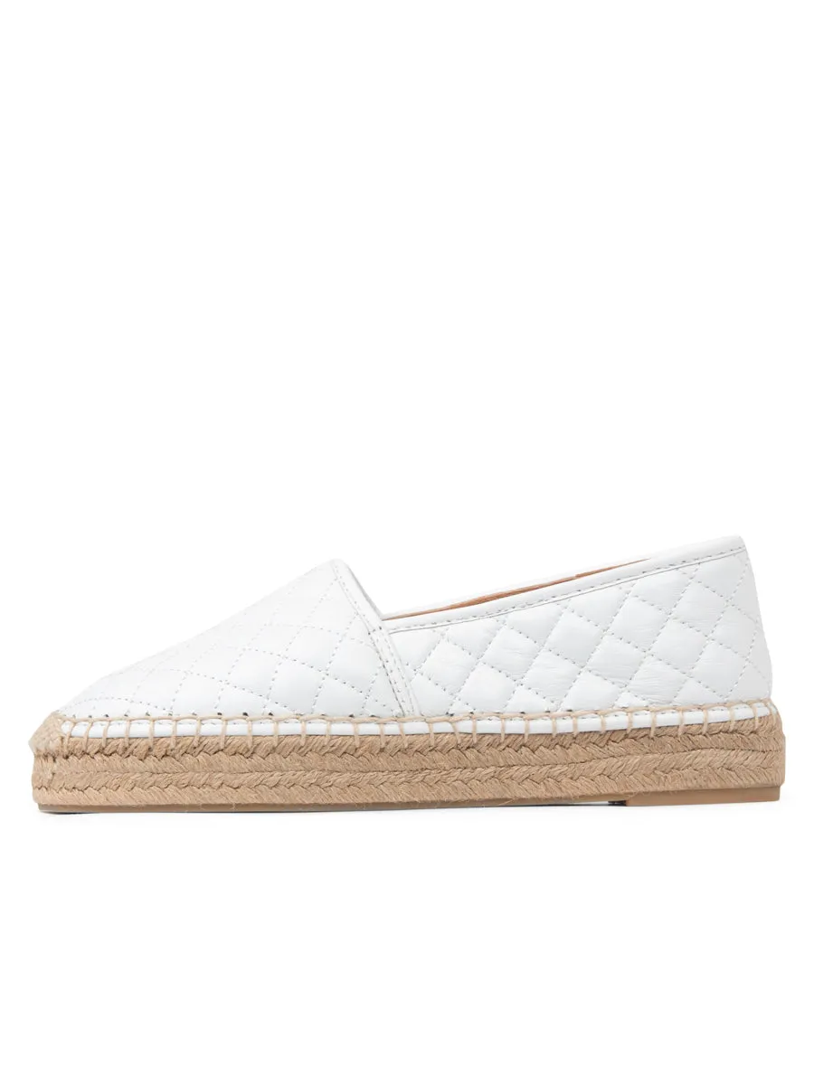 Teen Trend Versatile use Abigail Quilted Slip on Espadrille