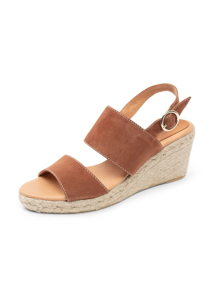 Outdoor Friendly Birch 2 Strap Suede Espadrille