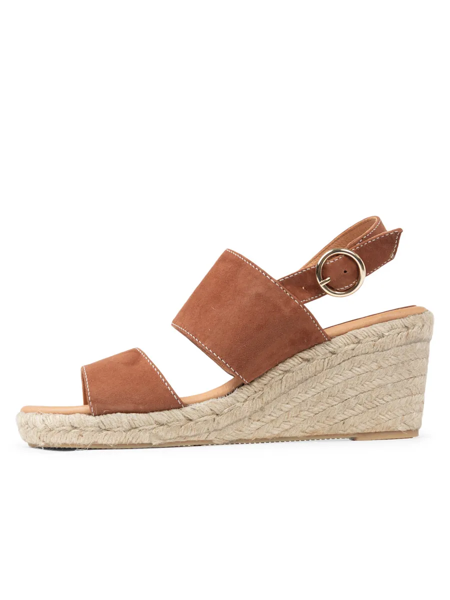 Birch 2 Strap Suede Espadrille Sandals Time Saver