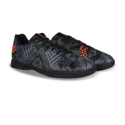 Nivia Force Futsal Football Shoes for Men (Black) Game Discipline Street Surface