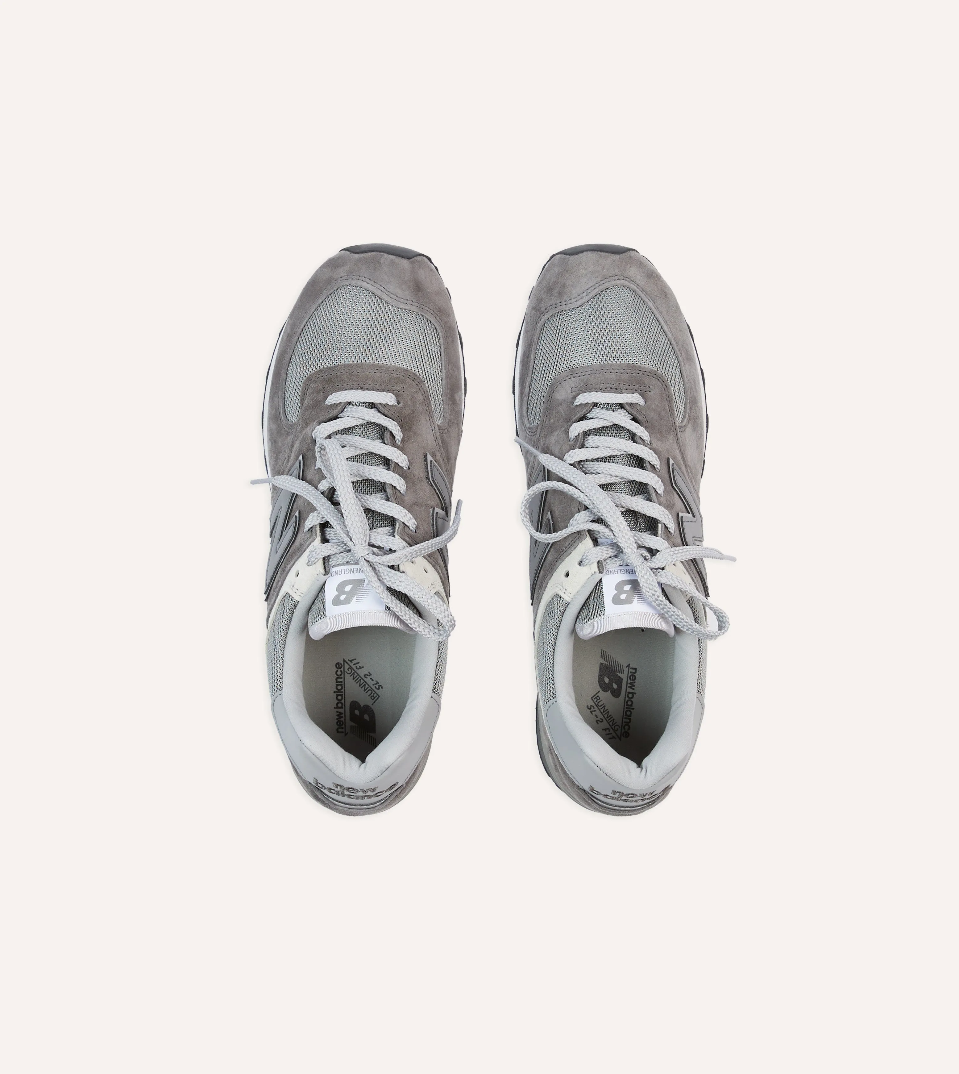 New Balance Dark Gull Grey MADE in UK 576 Trainers Quick Flow