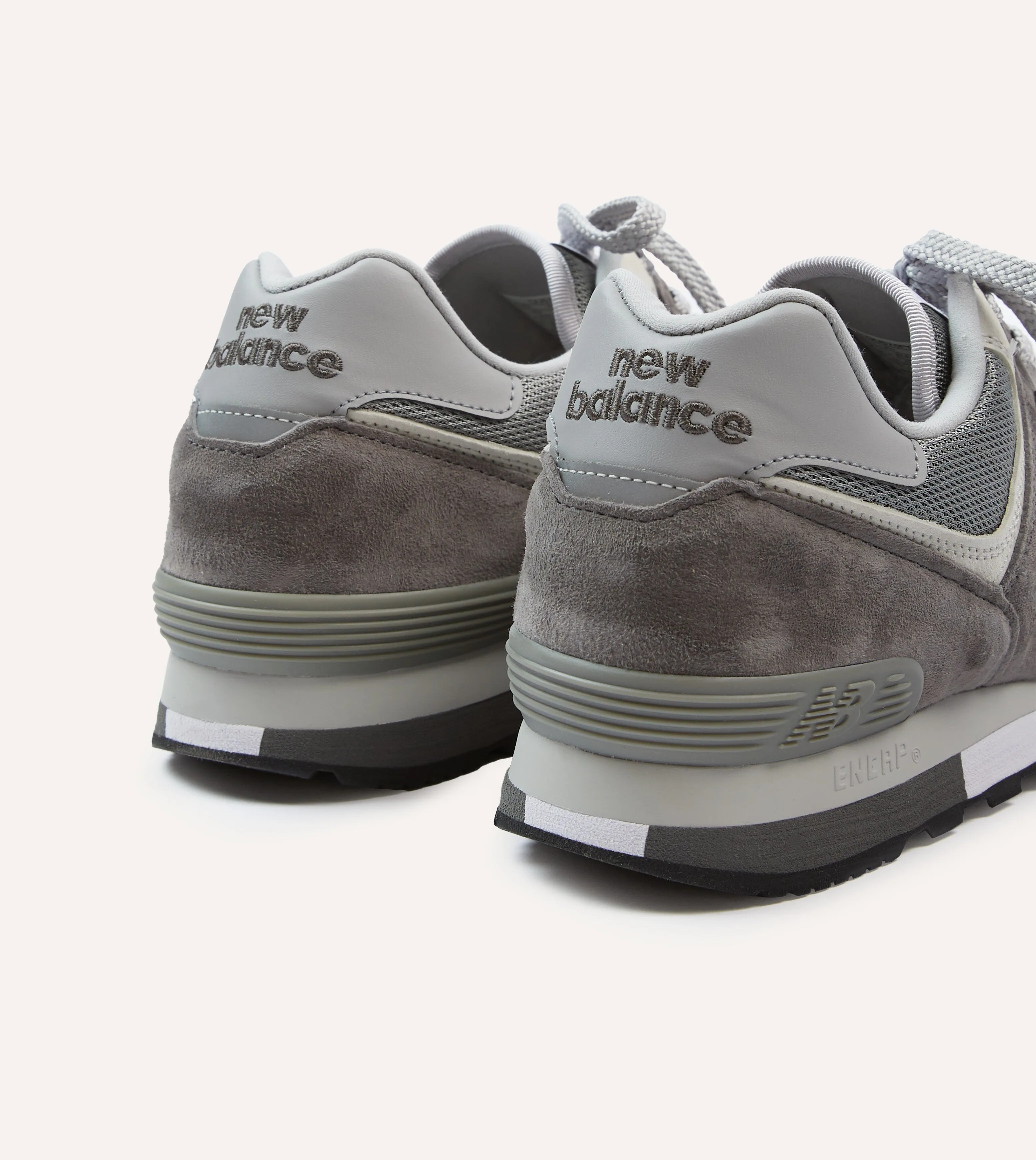 New Balance Dark Gull Grey MADE in UK 576 Trainers Sky Light