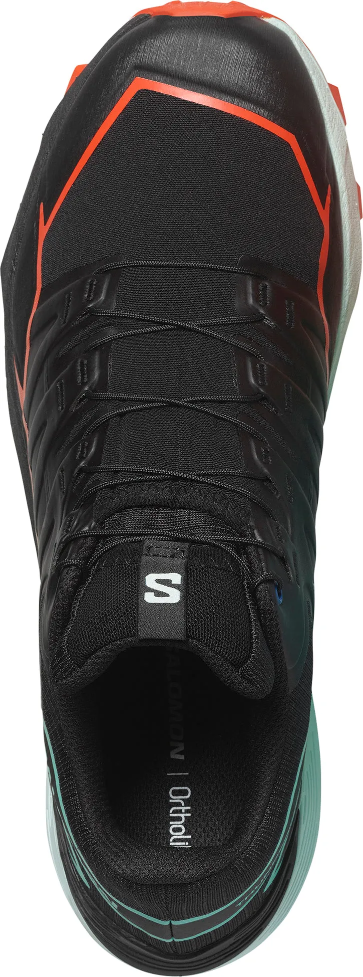 Salomon Thundercross Mens Trail Running Shoes - Black Polish Look Responsive Cushion Weekend Warriors