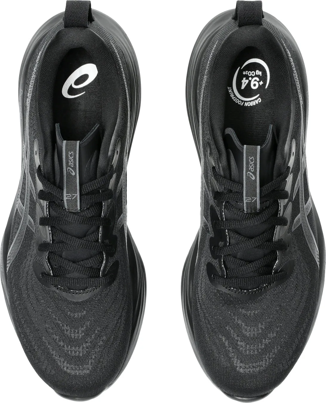 Stretchable Material Asics Gel Cumulus 27 Mens Running Shoes - Black