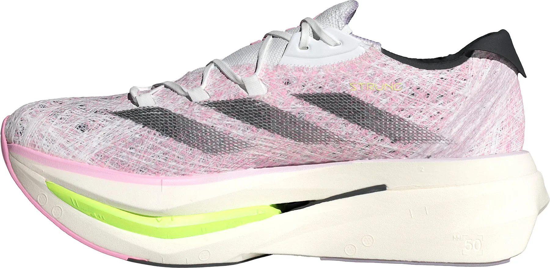 Sweat Resistant Frequent Travelers Calm Mood adidas Adizero Prime X 2.0 Strung Running Shoes - Pink