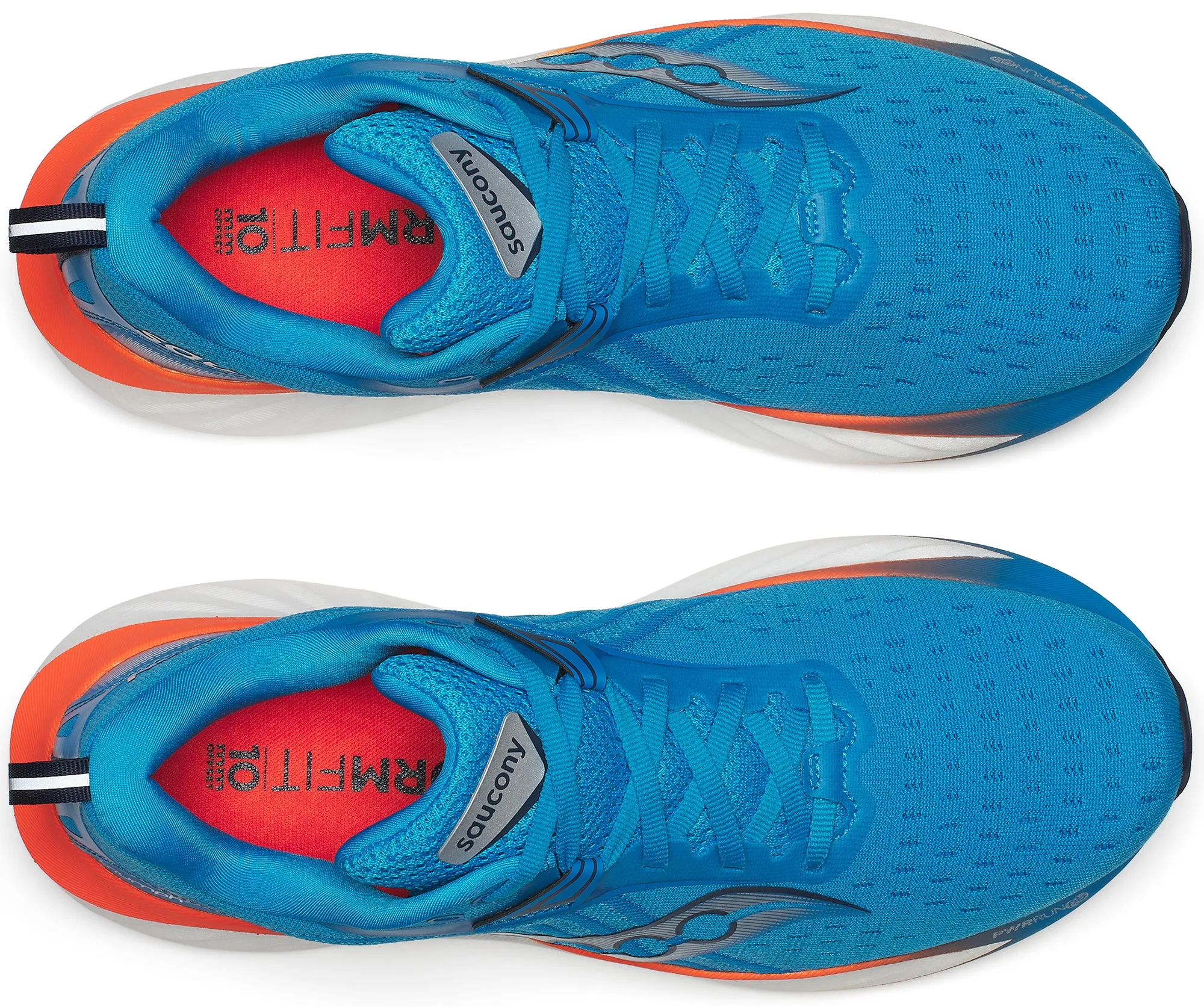 Saucony Triumph 22 Mens Running Shoes - Blue Lace Tie