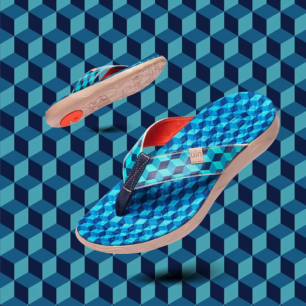 Foot Comfort Fit summer breeze Rubik's Cube Men Majorca Flip Flops