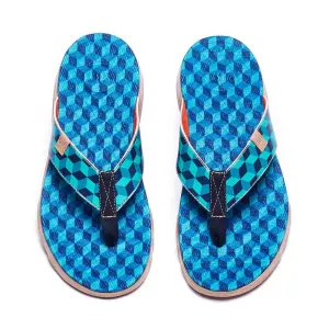 Fit Ease Rubik's Cube Men Majorca Flip Flops