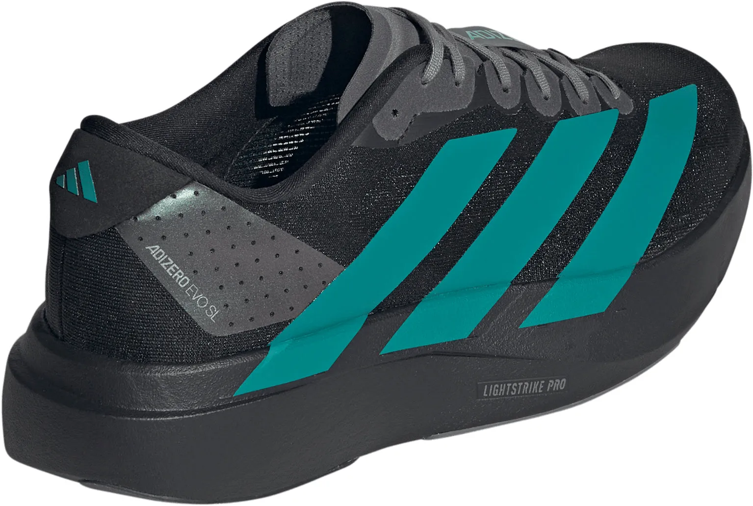Ergonomic Wellness Seekers Tech Glow adidas Adizero EVO SL Mens Running Shoes - Black