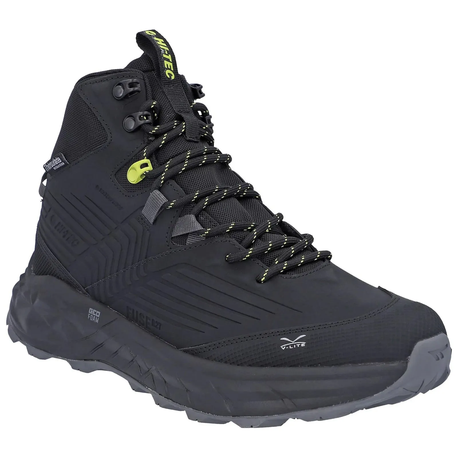 Comfort Padding Hi-Tec Mens Fuse Trek Waterproof Hiking Boots