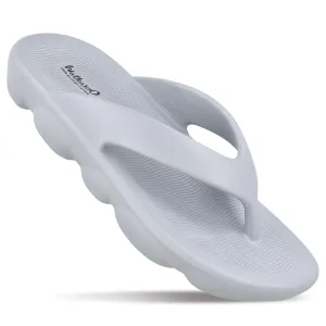 Men's Flip-Flop Slippers - WC8789 Light Grey Quick Comfort Foot Relief Shoes