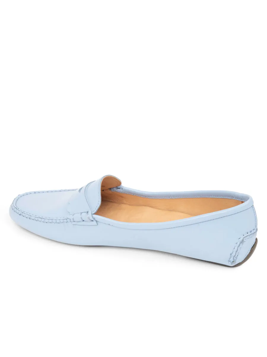 Energy Boost Janet Scalloped Penny Loafer Driving Shoe