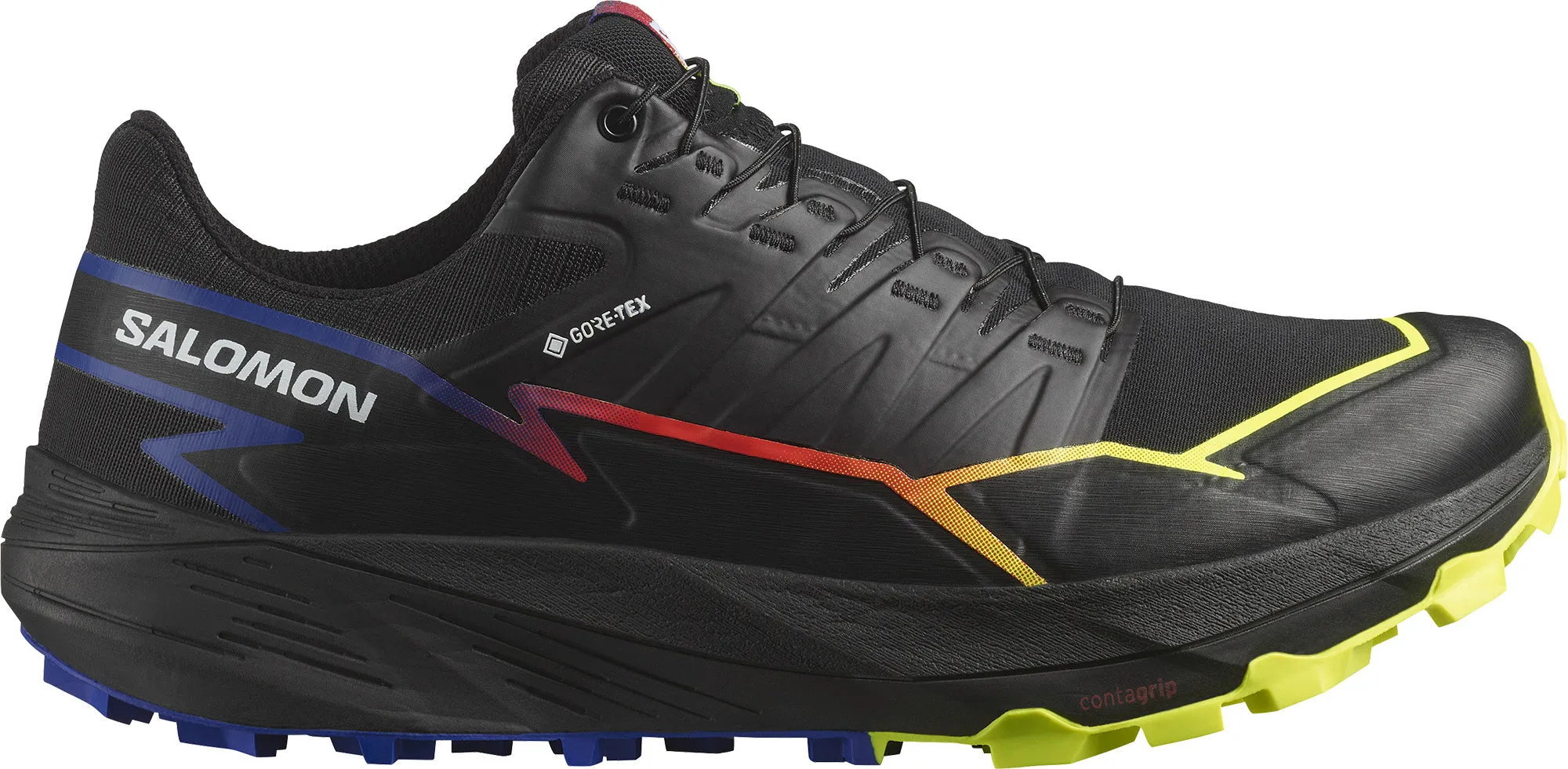 Airport Easy Salomon Thundercorss GORE-TEX Mens Trail Running Shoes - Black