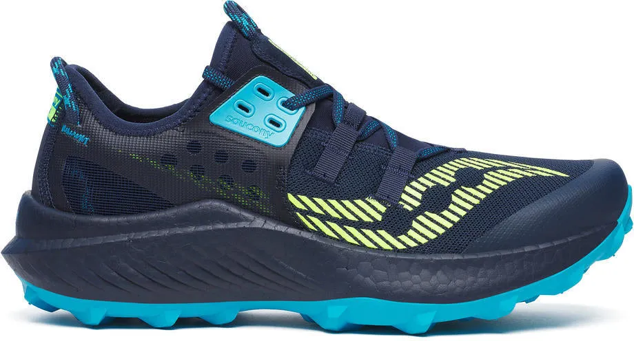 Polish Look Durable Build Trail Running Saucony Endorphin Rift Mens Trail Running Shoes - Navy