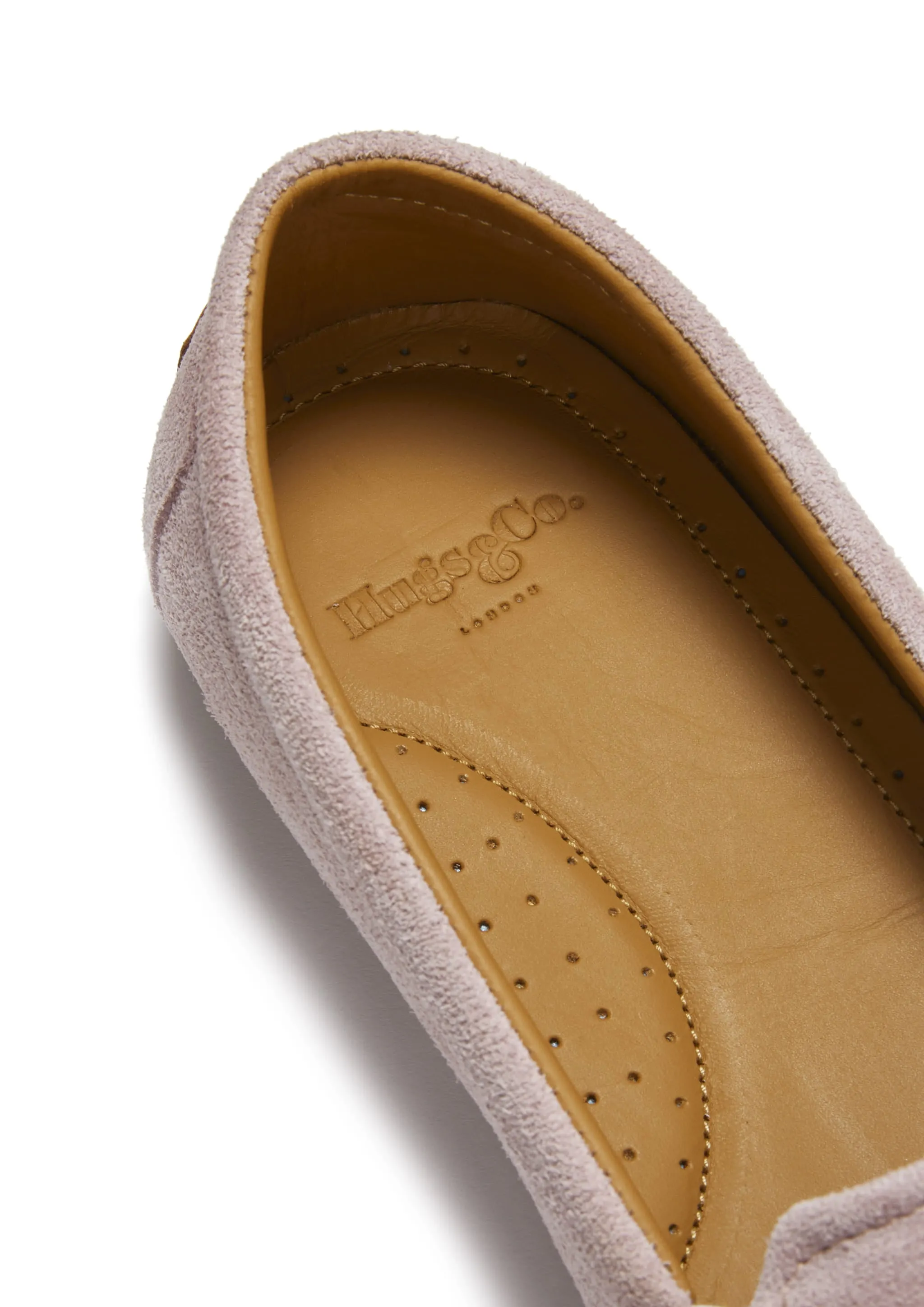 Foot Freedom Cushion Boost Women's Tasselled Espadrilles, powder pink suede