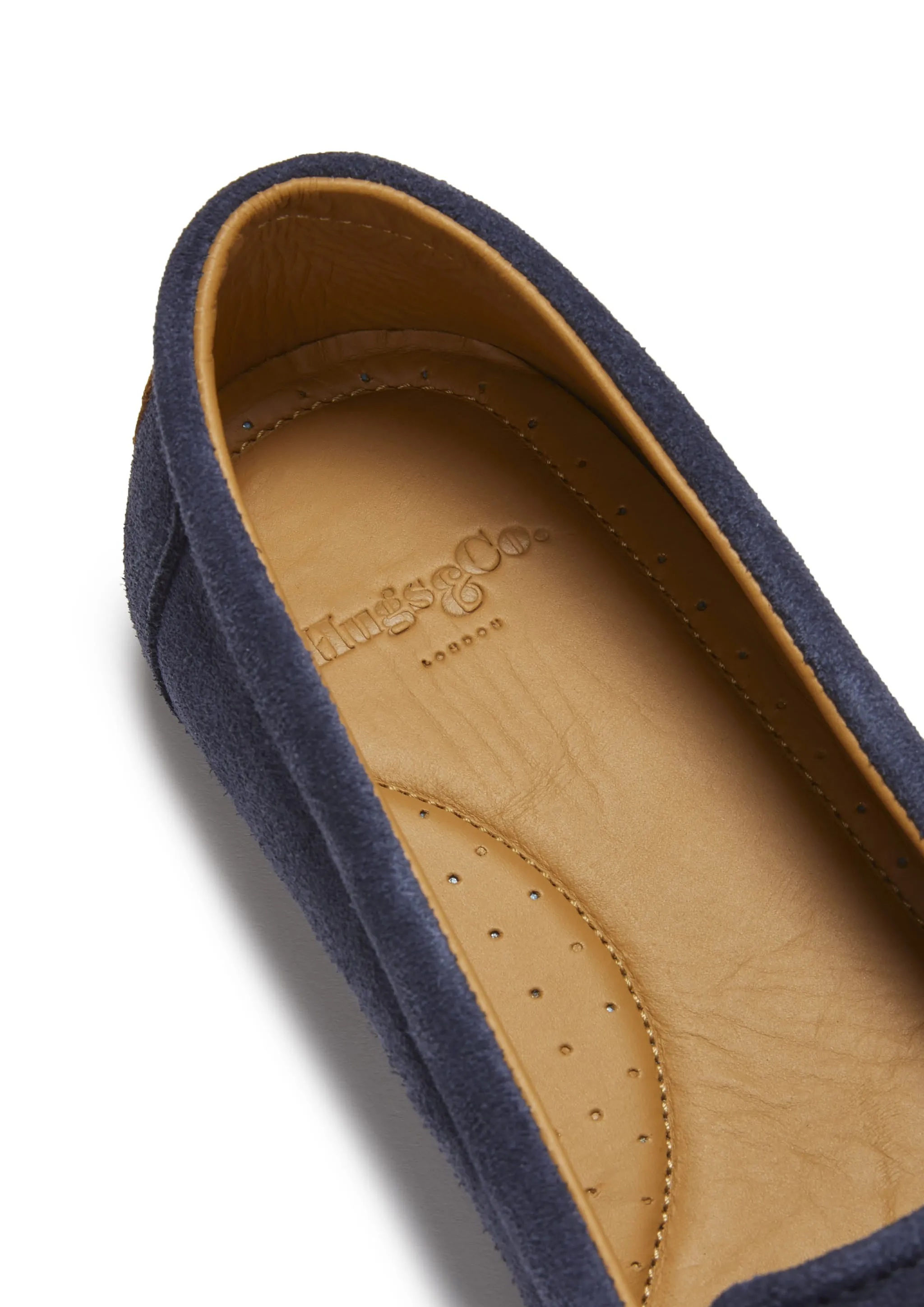 Women's Continental Espadrilles, navy blue suede Punch Hike Smooth Motion