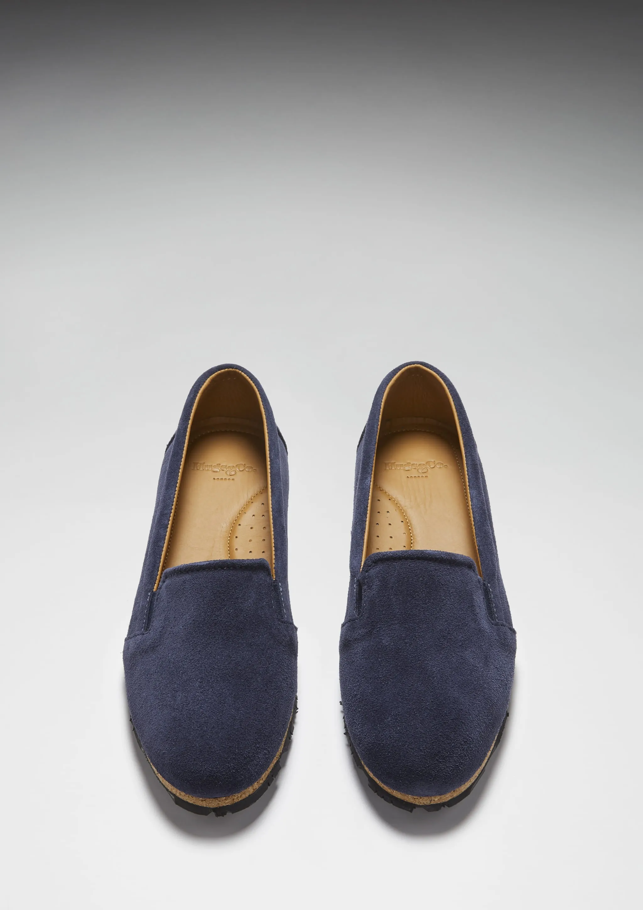 Cloud Feel Women's Continental Espadrilles, navy blue suede