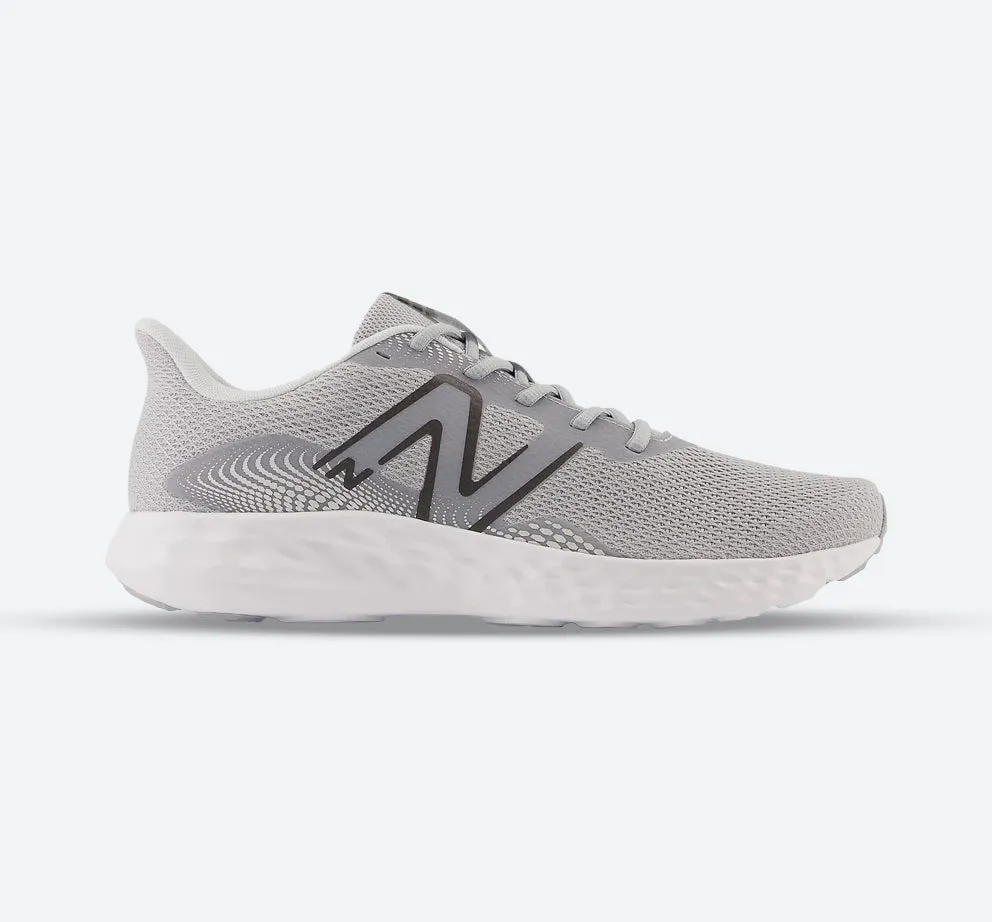 Anti Odor Men's Wide Fit New Balance M411LG3 Running Sneakers - Grey/White