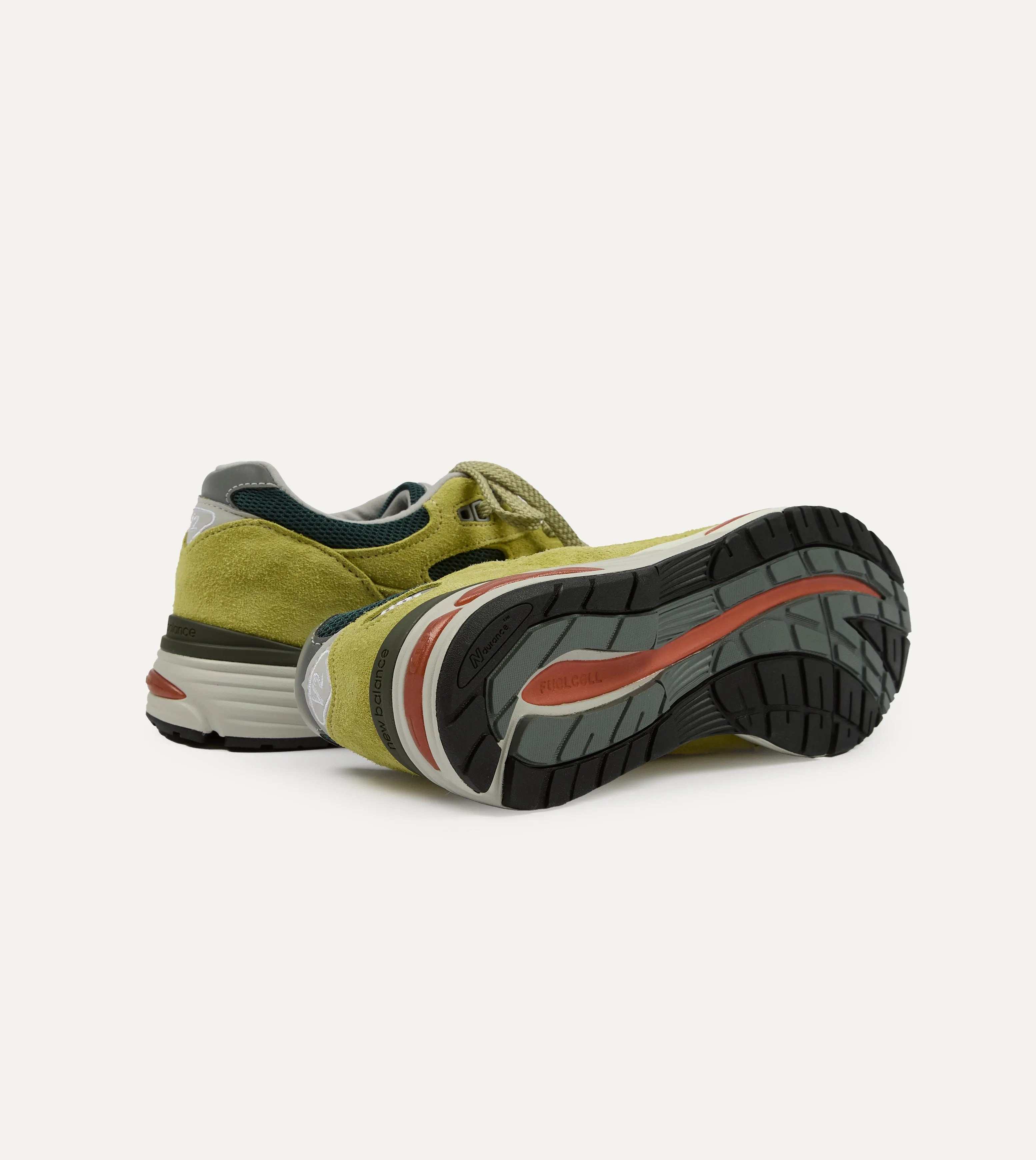 Functional Arch Support Wellness Seekers New Balance 'Grape Sorbet' Beechnut Made in UK 991v2 Trainers
