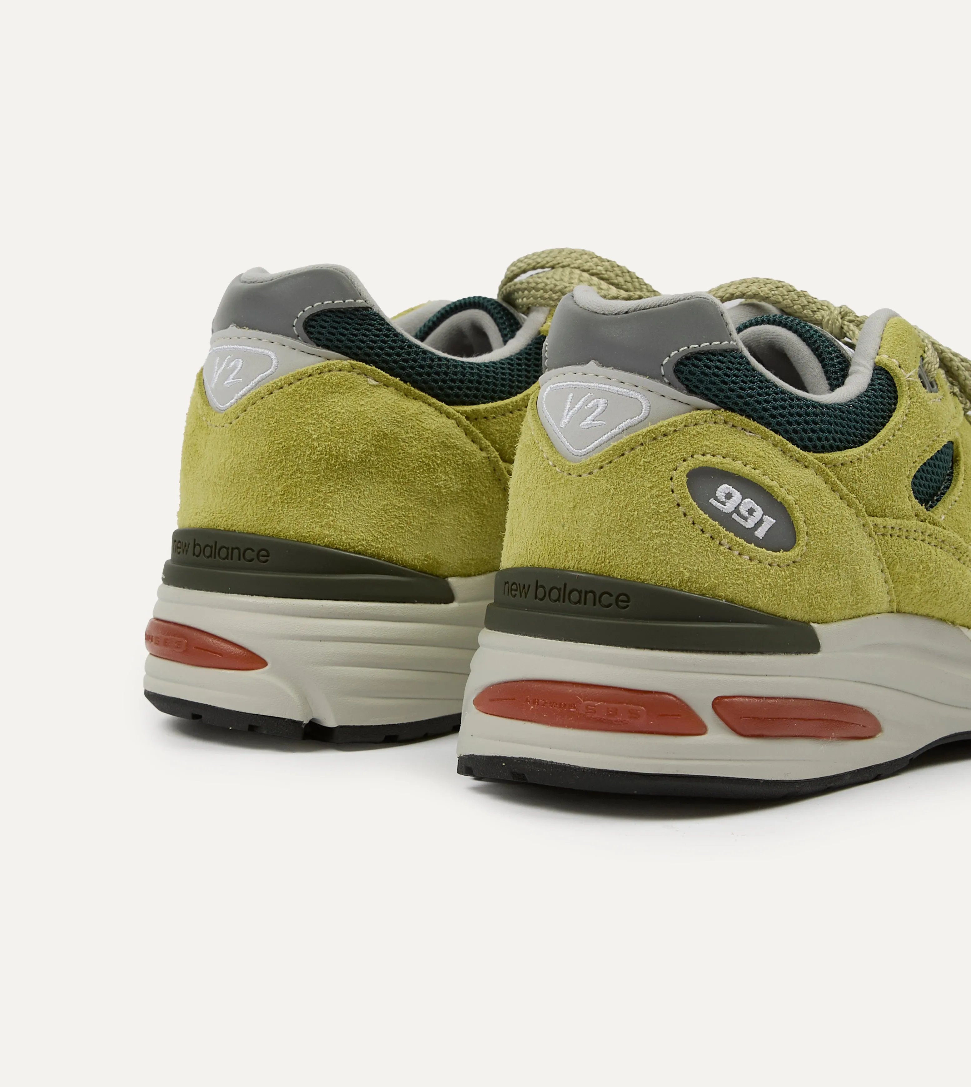 New Balance 'Grape Sorbet' Beechnut Made in UK 991v2 Trainers Training Mode