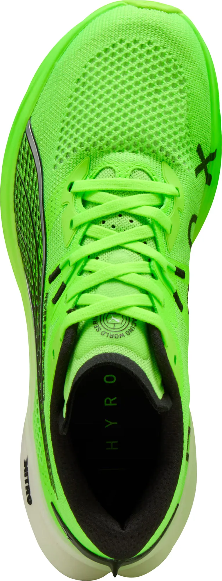 Puma Deviate Nitro 3 HYROX Mens Running Shoes - Green Morning Walk