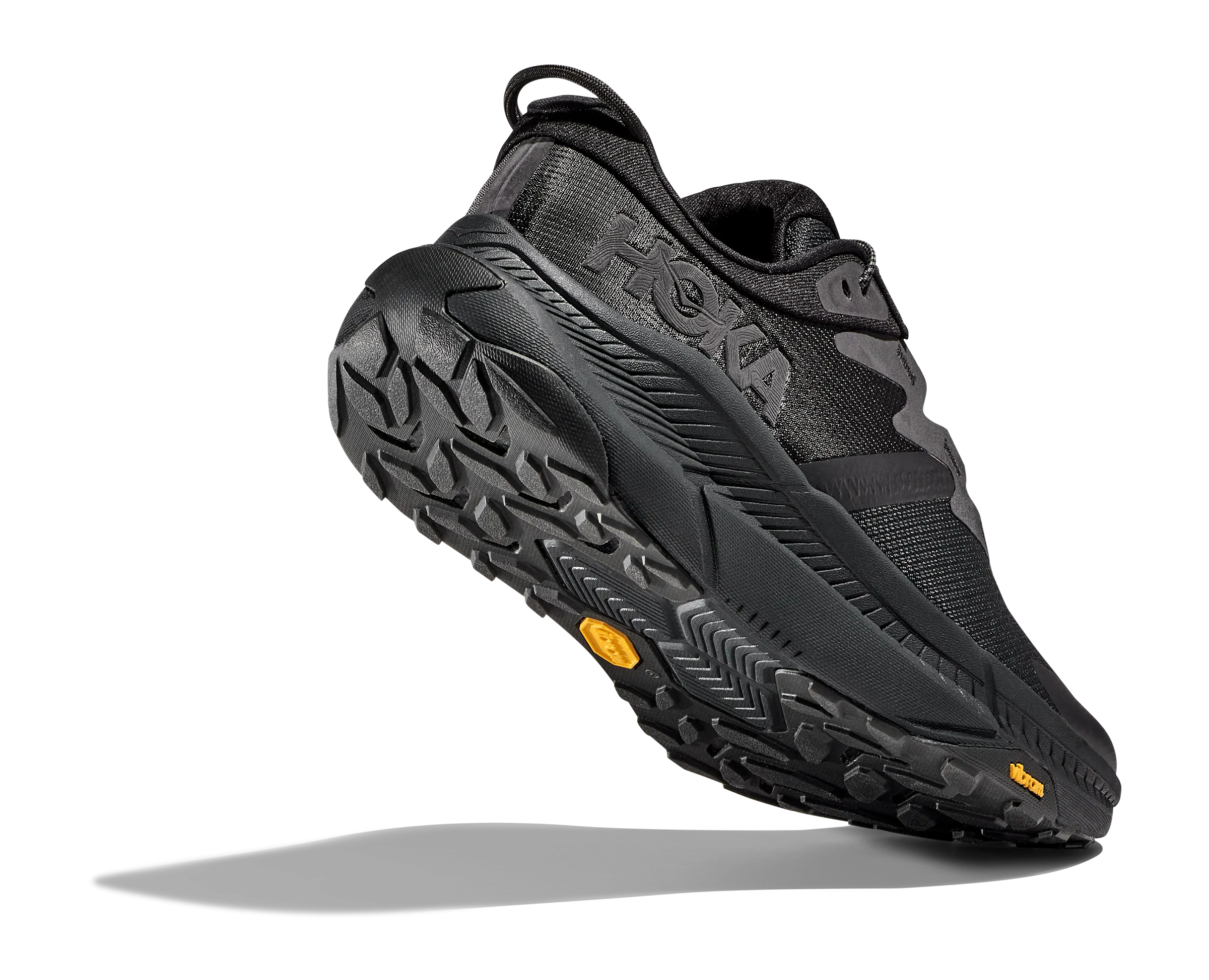 HOKA TRANSPORT BLACK MENS Knit Material Striped
