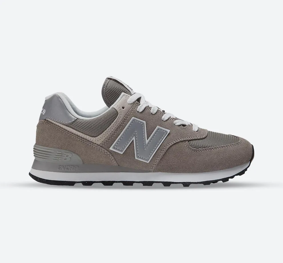 World Walk Men's Wide Fit New Balance ML574EVG Running Sneakers - Exclusive - Grey