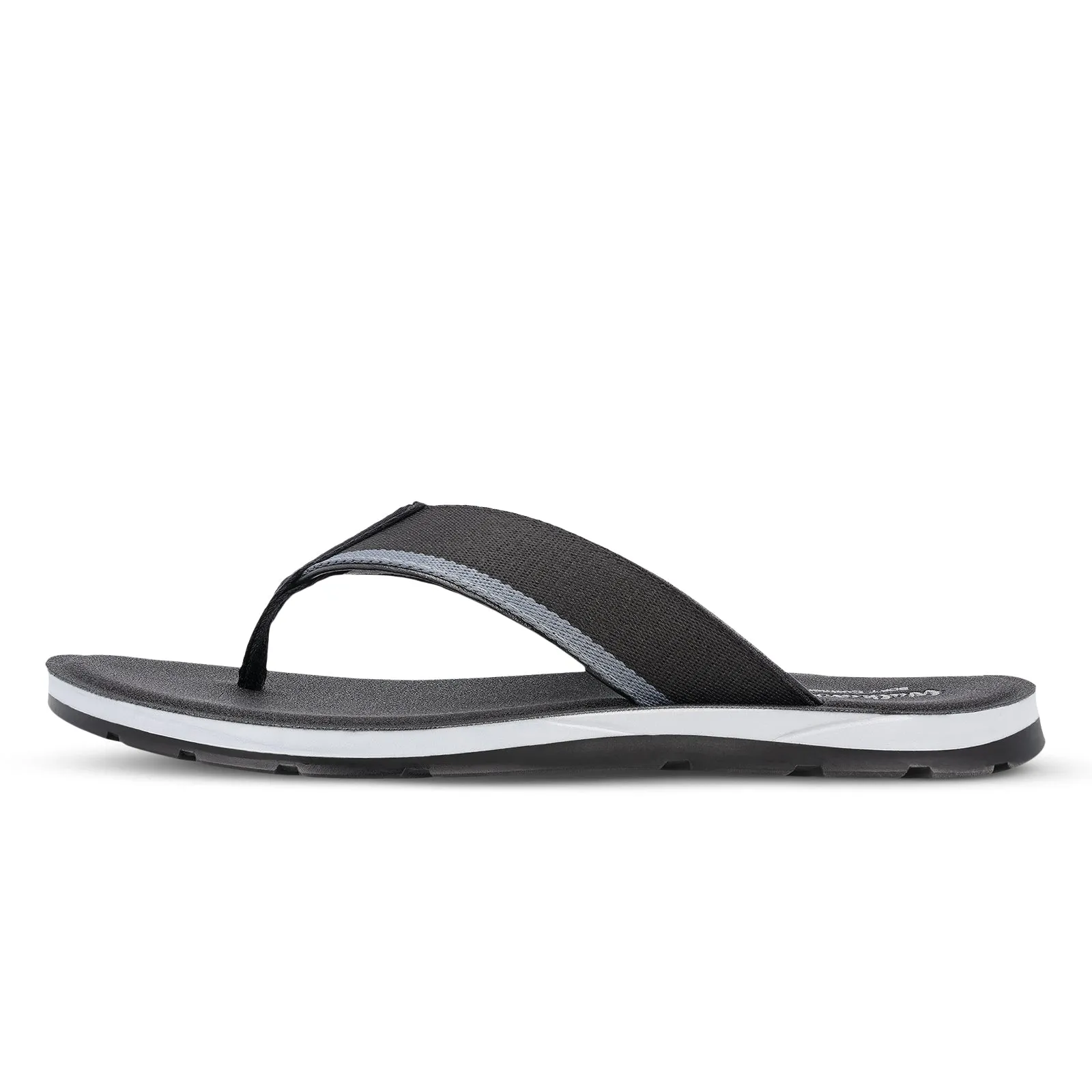 Simple Look Men's Daily Wear V-Strap Sandals - WGP50006 Black
