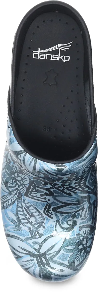 Ankle Strap Design Trendy Professional - Denim Floral Patent