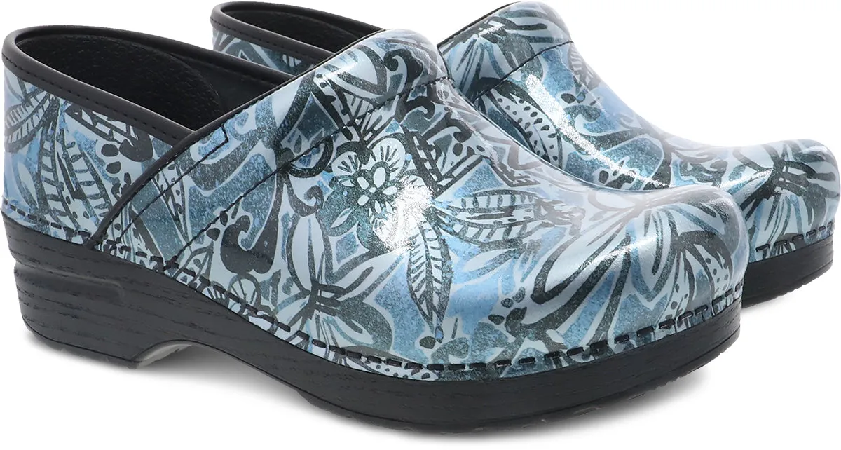 Water-resistant Professional - Denim Floral Patent