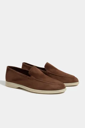 Shock   Absorbing Fresh Lane Brown loafers - Made In Italy