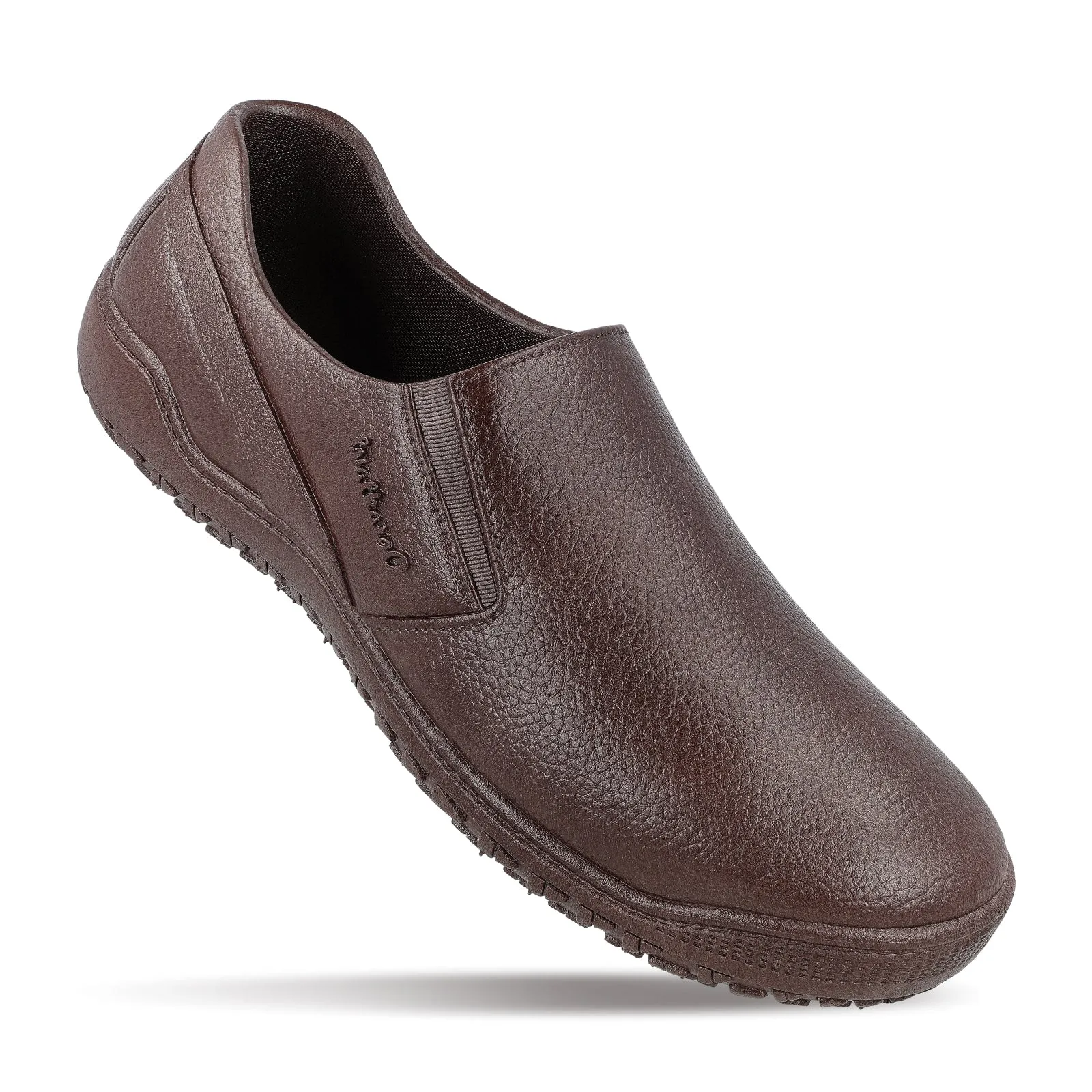 Relax Step Shoes Ultimate Comfort Men's Slip-On Rain Shoes - WC4703 Brown