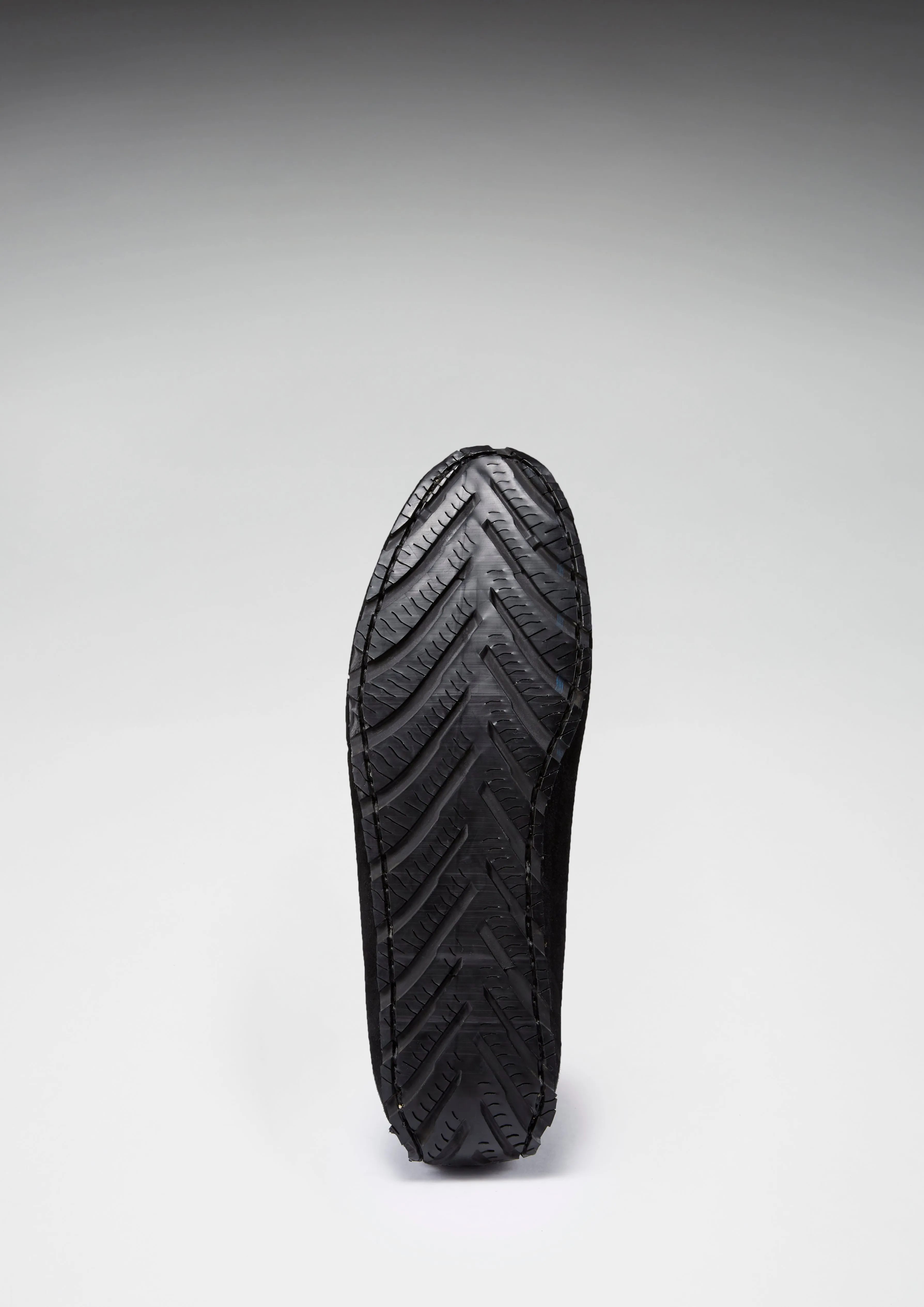 Free Steps Step Even Tyre Sole Penny Driving Loafers, black suede