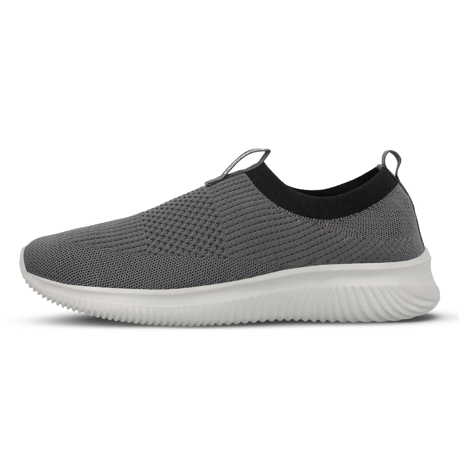 Men`s Slip-on Walking Shoes - WS9551 Grey Step Ready Cushioned Step