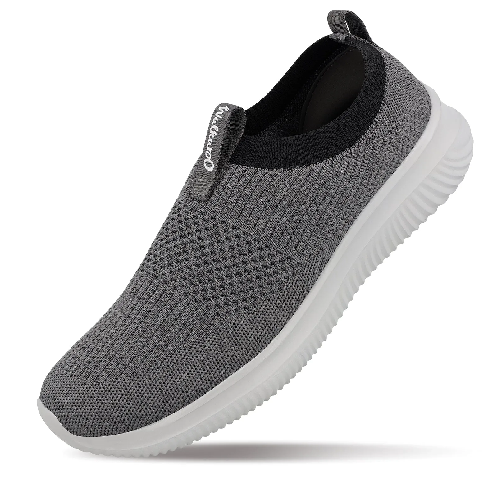 Men`s Slip-on Walking Shoes - WS9551 Grey Soft Landing