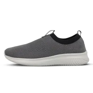 Men`s Slip-on Walking Shoes - WS9551 Grey Step Ready Cushioned Step