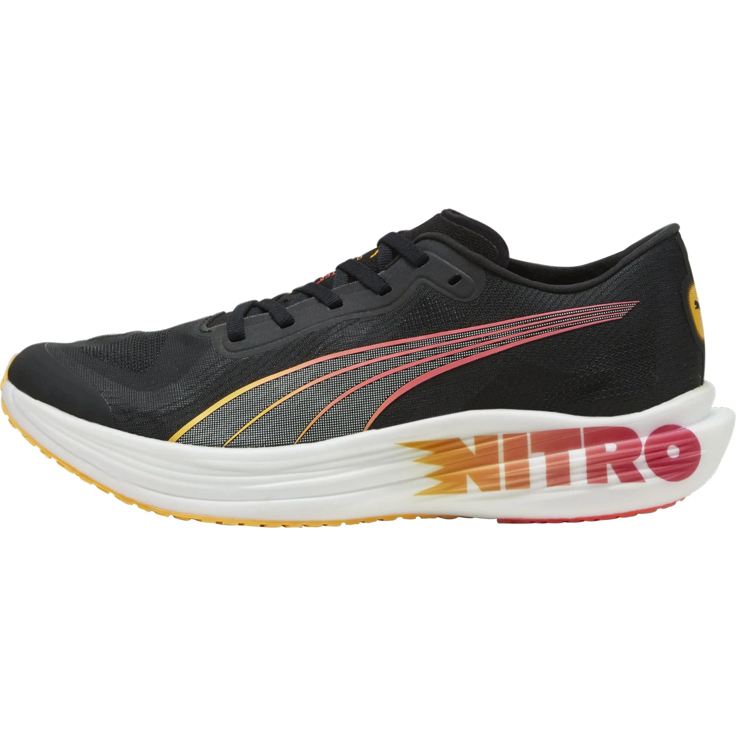 Anti Odor Puma Deviate Nitro Elite 2 Mens Running Shoes - Black