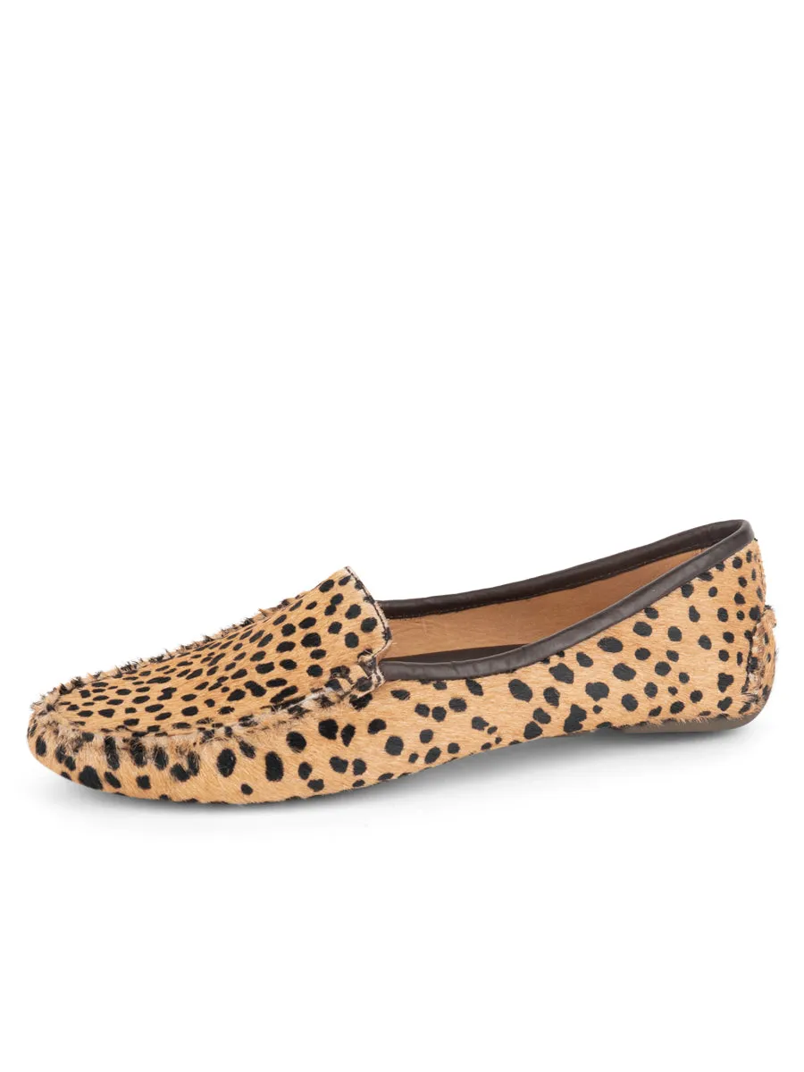 Jillian Driving Moccasin in Haircalf Shock Absorbing