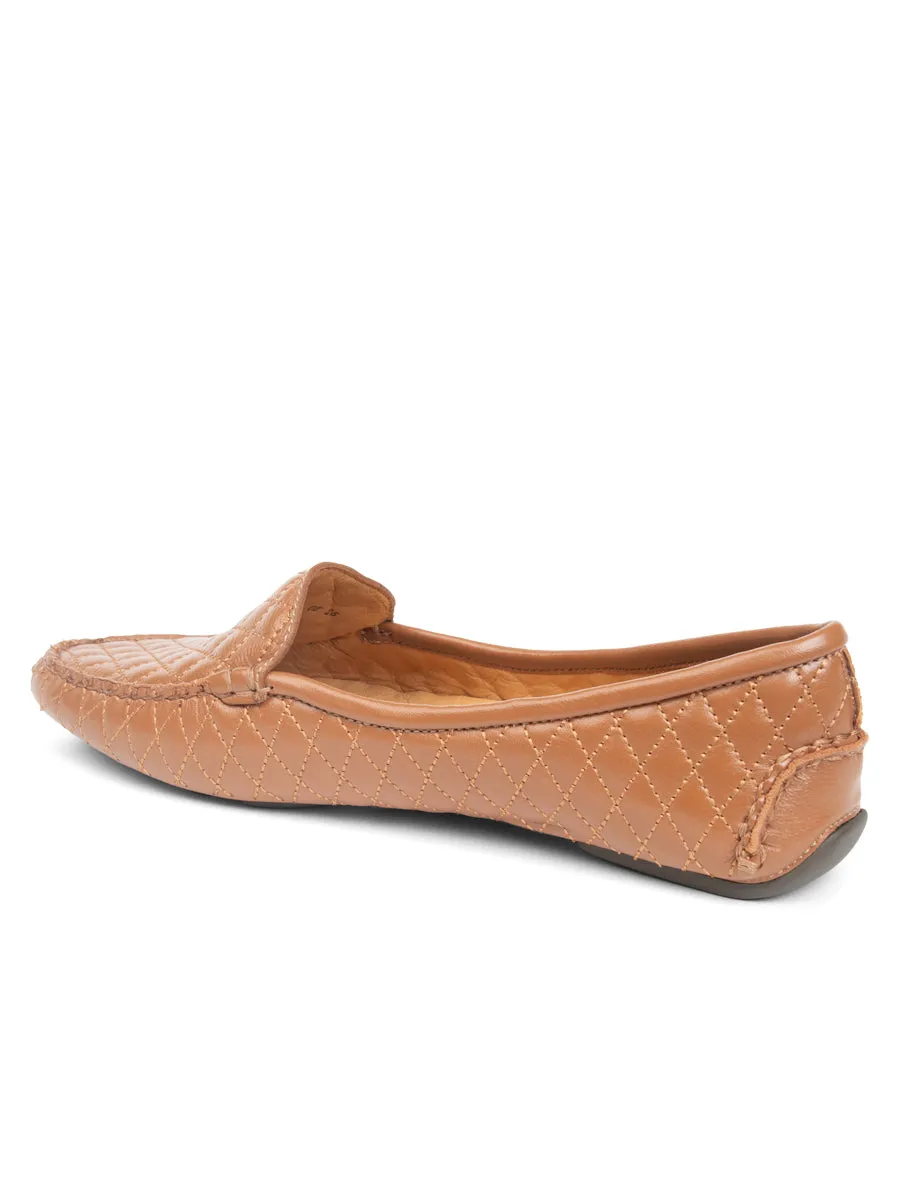 Reinforced group walk Jillian Quilted Driving Moccasin