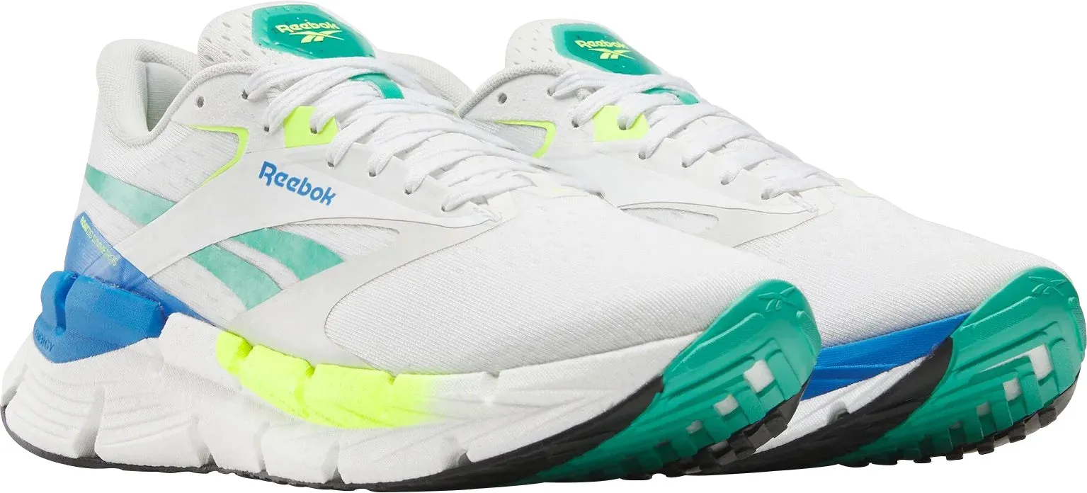 Durable Build Hiking Trails Canvas Cool Reebok FloatZig Symmetros Mens Running Shoes - White