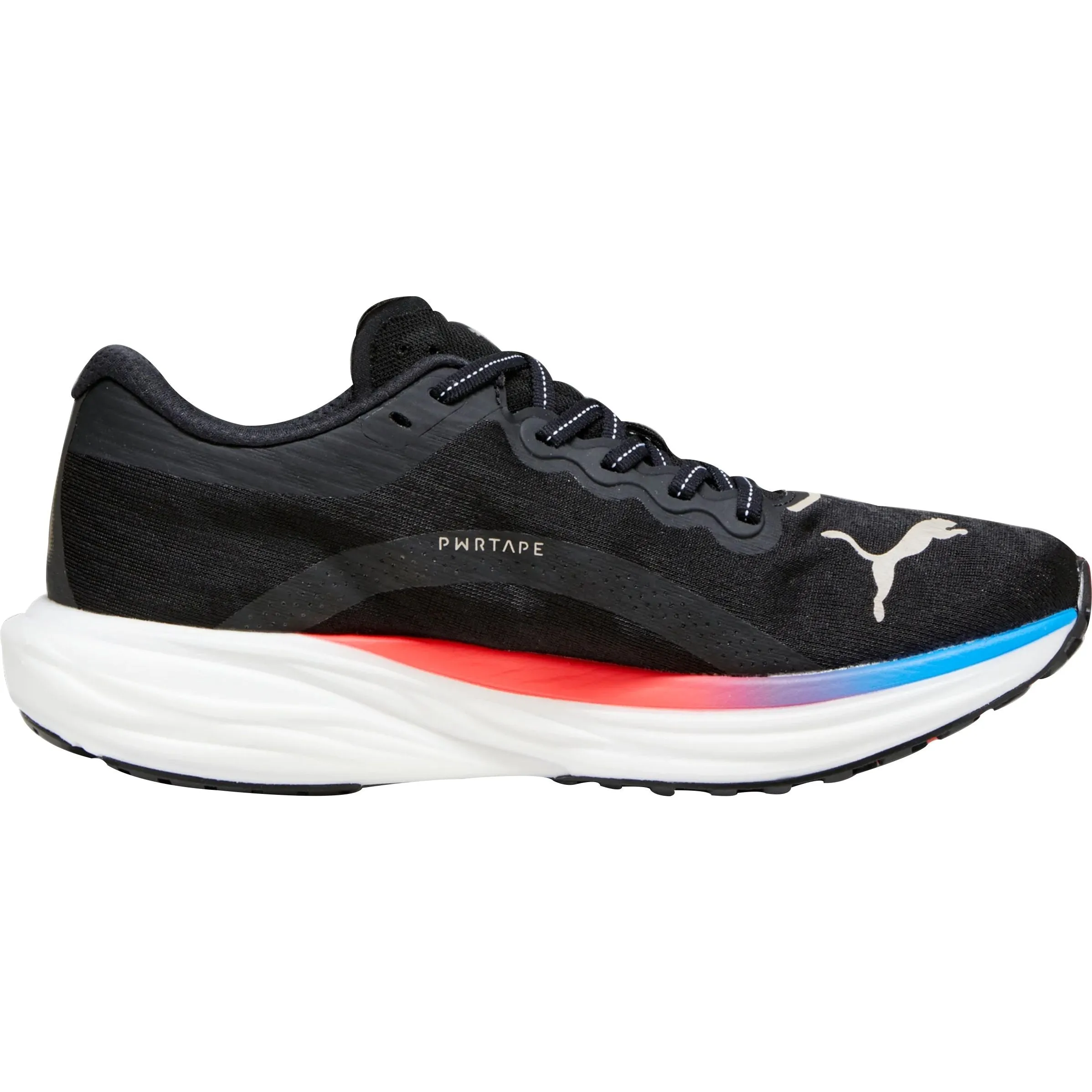 Puma Deviate Nitro 2 Mens Running Shoes - Black Clean Step construction