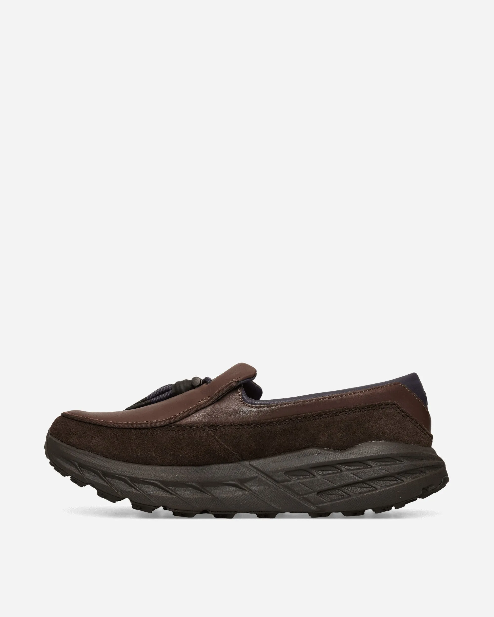 Tongue Padded Slip On Speed Loafers Walnut / Cast Iron