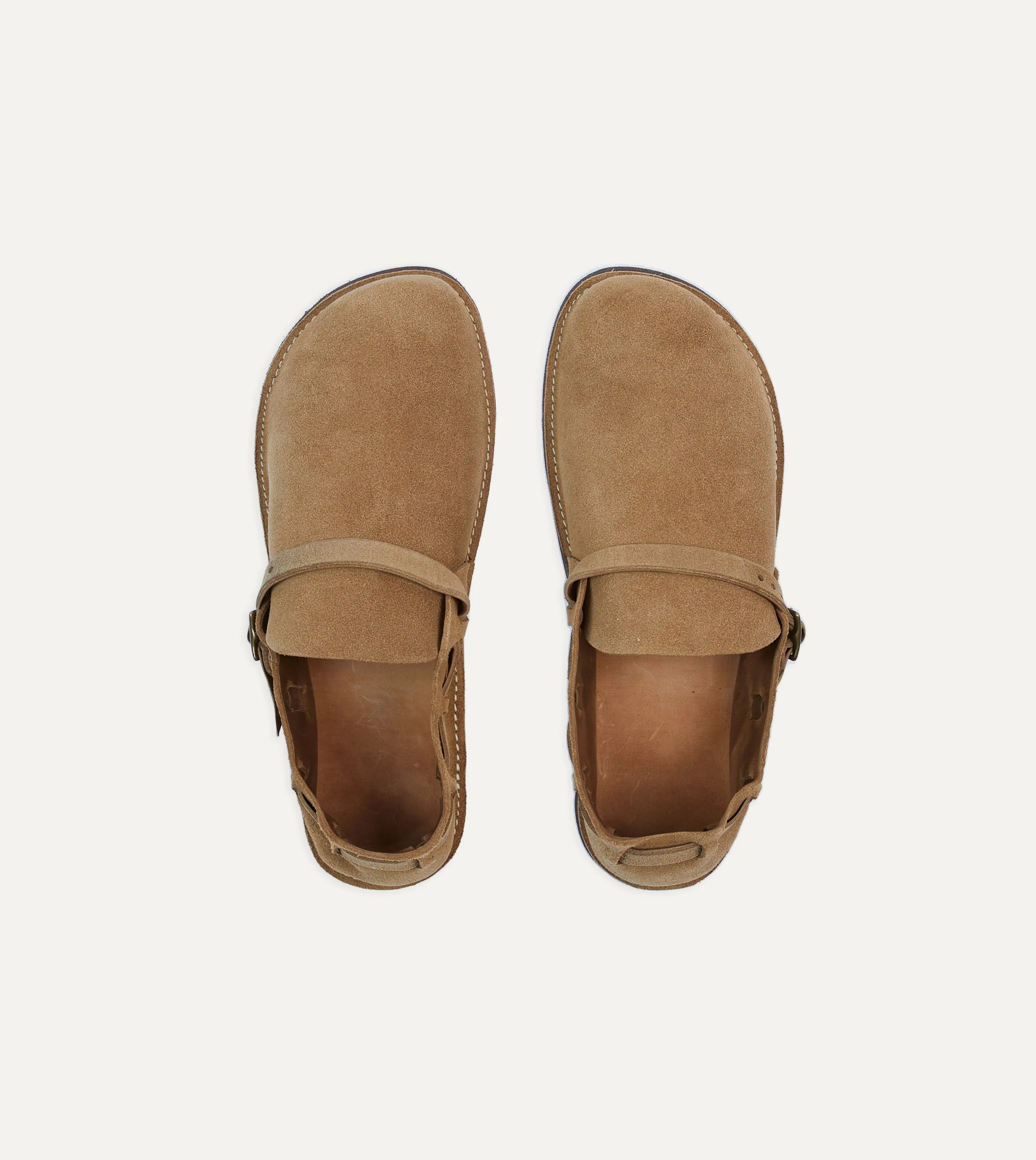 Nordic Tone Aurora for Drake's Middle English Light Brown Roughout Leather Shoe
